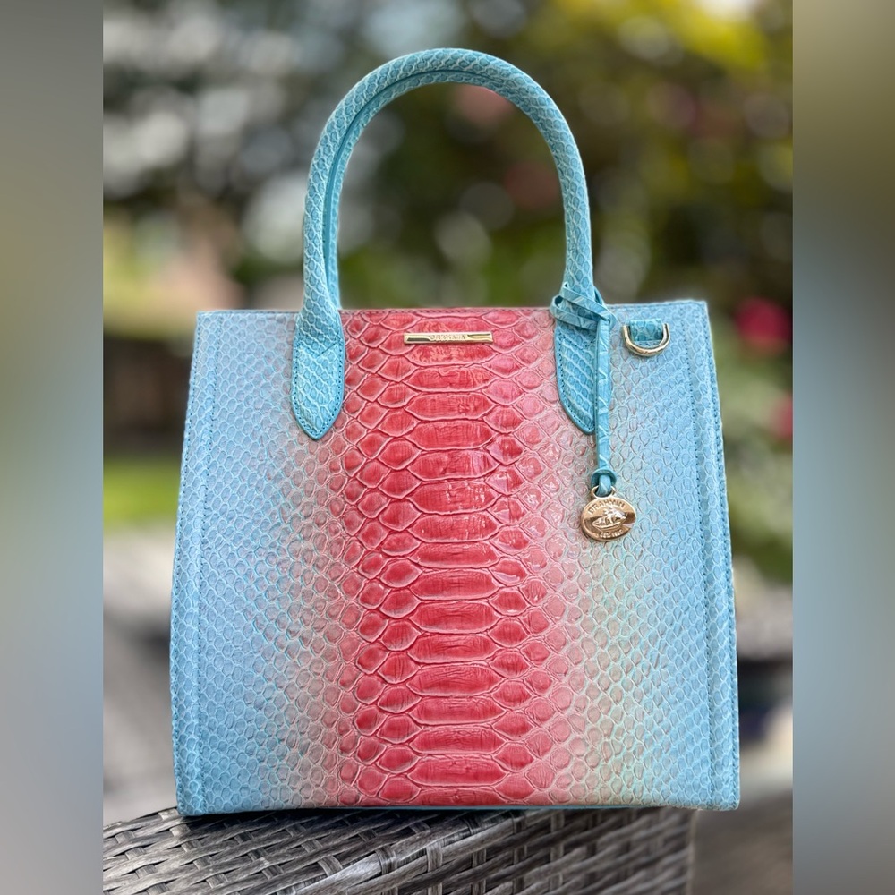 NWT BRAHMIN Large Caroline Tote Bag Leather Purse